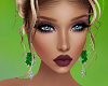 Emerald Rose Earrings