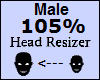 ♕ 105% Head Resizer