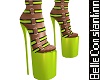 BC BEL BEACH HEELS NEON