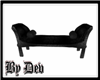 gry/blk cuddle couch