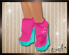 Katy Boots Pink/Teal