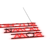 Vibes Neon Red Sign Anim
