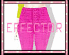 E| Pink High Waist Jeans