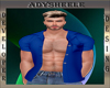 AS* Blue Open Shirt