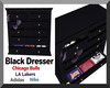 Black Dresser & Labels
