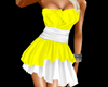 Yellow&White Petal Skirt