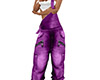 Lavender Baggy Overall F