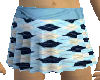 MzMoe Blue Argyle Skirt