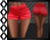 Coral Satin Shorts