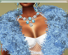 (BB)BLUE ICE FUR COAT