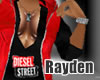 *R* Diesel red Hoodie