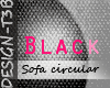 Black Sofa Individual *