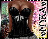 VM CORSET DRESS BLACK