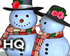 Snowman Couple