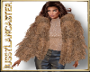Brown Fur Coat Layer
