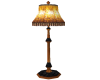 Gold Oak Floor Lamp