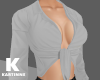 Grey Bow Shirt
