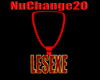 Lesexe Chain RedNBlack