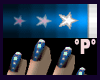 P - Nails Blue Star