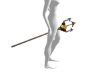 Fork black white