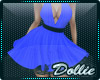 Retro Dress - Blue