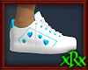 Heart Sneakers Blue
