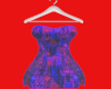 cool color lv dress
