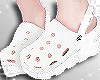 ゆみ White Crocs