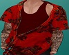 Open Shirt + Tats Red1