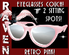 RETRO PINK GLASSES COUCH