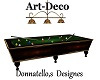art-deco pool table