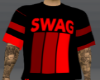 RED SWAG M TOP