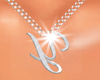 Necklace Letter Y Female