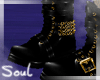 SD*gold chained boots
