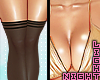 !N Brown Lips Socks 4