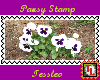 pansy stamp
