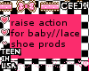 Raise action 4 shoes