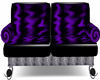 Purp/Blk Dragon Couch