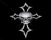 Goth Skull Cross