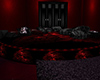 poselees red black bed