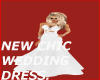 NEW CHIC WEDDING DRESS.