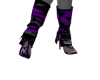 *N!KE Purple/Black Heels