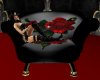 Red Rose Cuddle Chair 