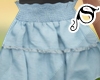 S. BLUE SKIRT RL