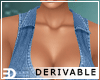 DRV Denim Crop Top LRG