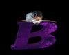 Purple Letter B/Pose