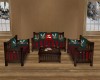 RUSTIC SANTA COUCH SET