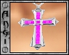 [LA] Pink Diamond Cross