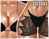 ᵀ Black Lace Thong