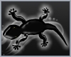 Black Plastic Gecko